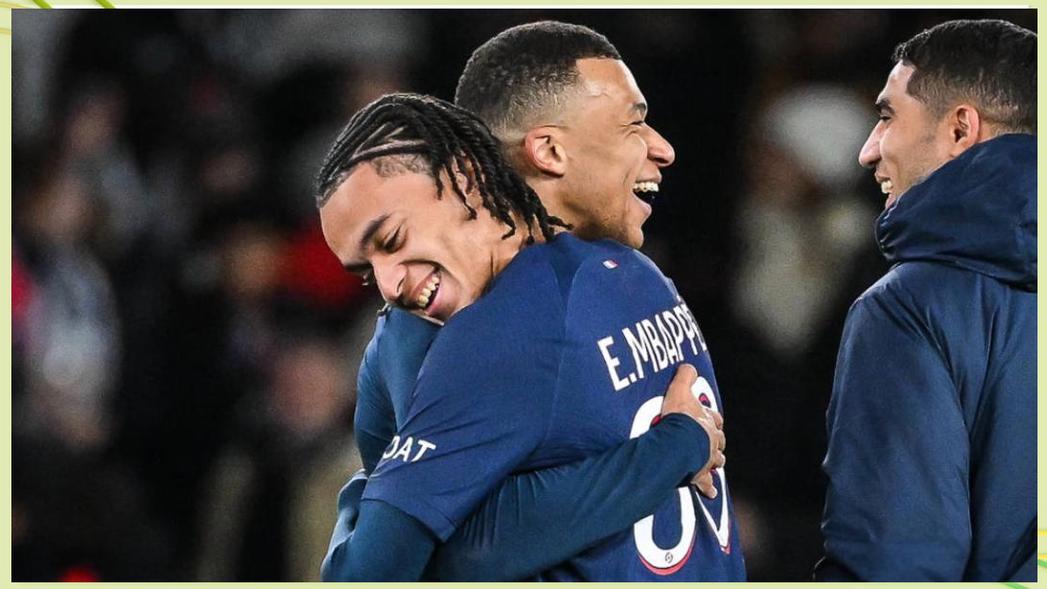 姆巴佩晒弟弟庆祝照:绝平巴黎的剧本太疯狂,我的明星男孩