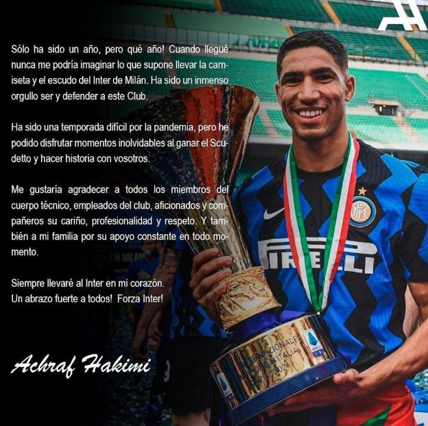 阿什拉夫生涯首次单一自然年进球上双，近5次首发2球3助攻