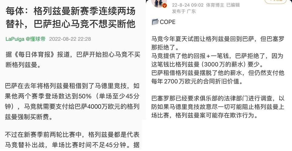 马竞大名单：小蜘蛛、格列兹曼领衔，朱利亚诺-西蒙尼在列